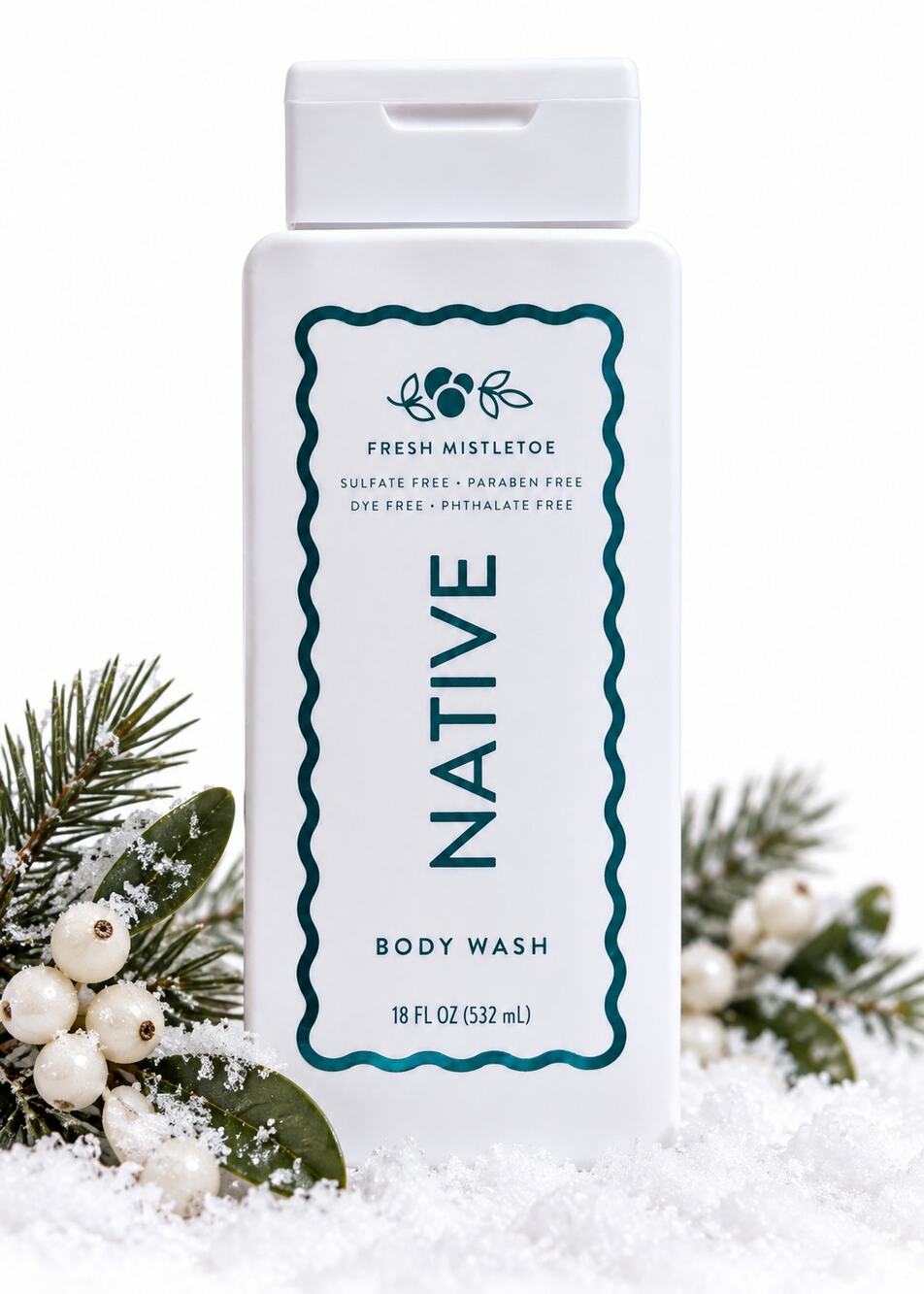 $8 Add-On When Bundled with $7+ Native Fresh Mistletoe Body Wash